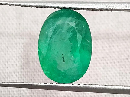 2.26ct Emerald Natural Medium Velvet Green Oval Cut Loose Gemstone
