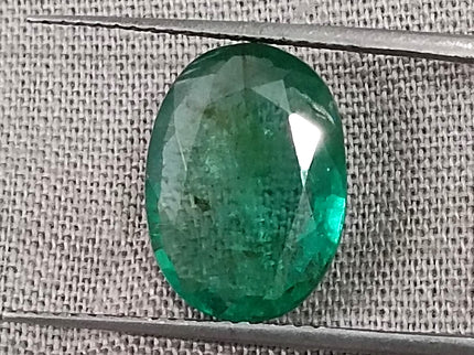 Certified 3.40ct Zambian Emerald