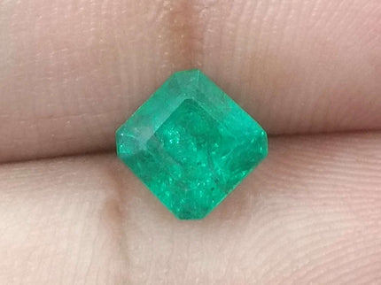 1.46ct Certified Zambian Natural Emerald Stone