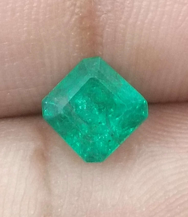 1.46ct Certified Zambian Natural Emerald Stone