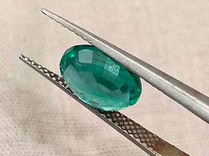 1.70ct Certified  Natural Zambian Emerald Stone