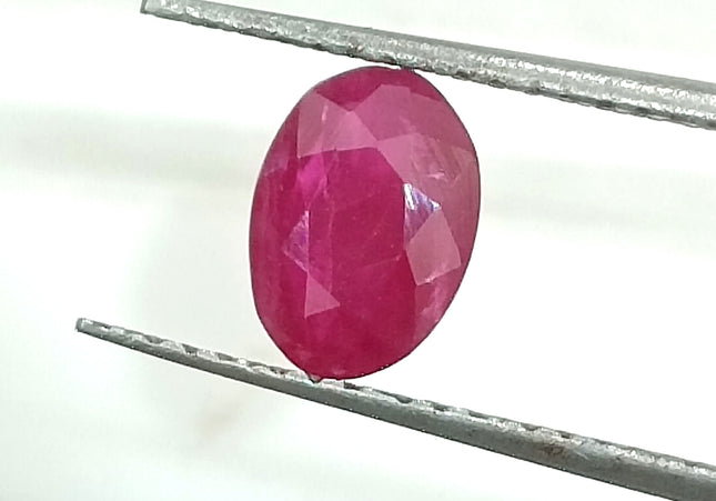 GSI Certified 1.03ct Mozambique Ruby, Natural Untreated Ruby