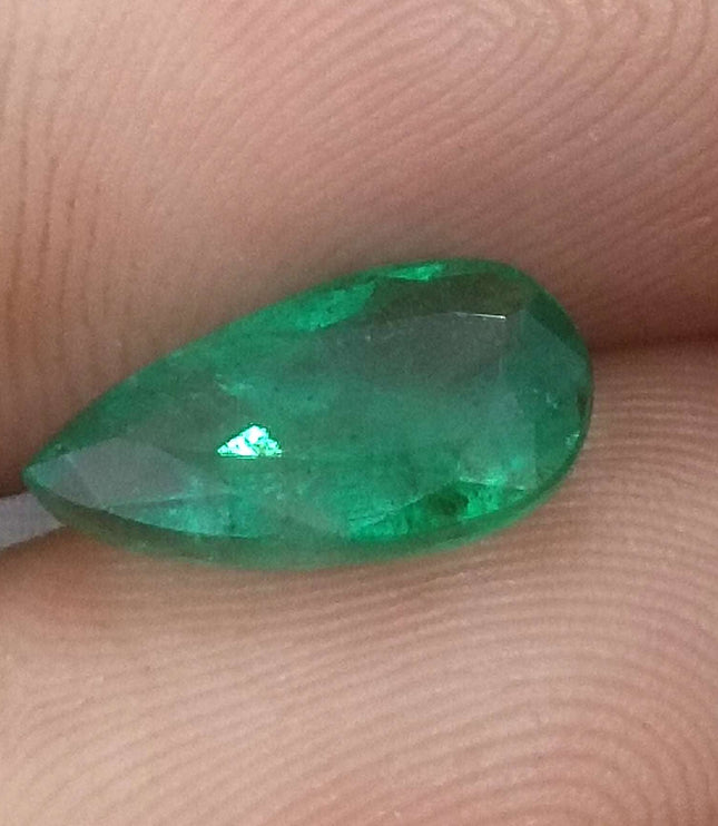 2.08ct Certified Zambian Natural Emerald Stone