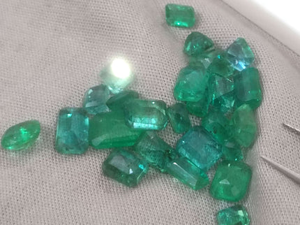 20.64ct Zambian Natural Emerald Parcel