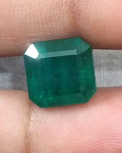 8.50ct Deep Green Natural Emerald, Earth Mined Loose Gemstone