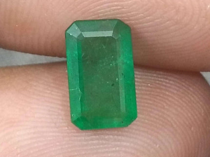 Swat Emerald 1.66 Certified Natural Medium Deep Green Gemstone