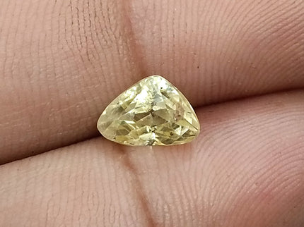Untreated Yellow Sapphire 2.63ct Natural Certified Triangular Cut