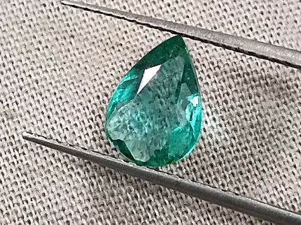 Certified 1.15ct Zambian Natural Emerald