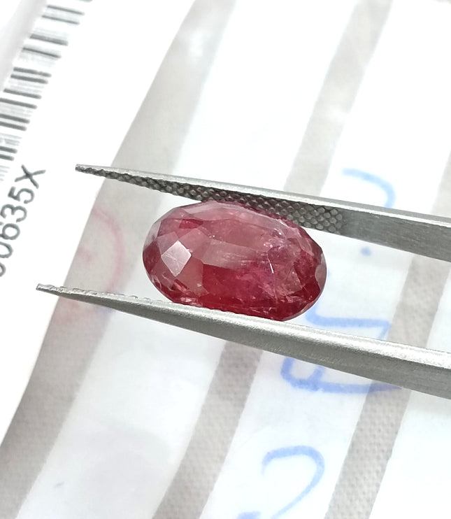 4.79ct Untreated Ruby Natural Mozambique SGL Certified Wine Red Loose Gemstone