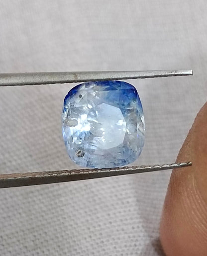 GSI Certified 3.58ct Blue Ceylon Sapphire, 100% Natural untreated Gemstone