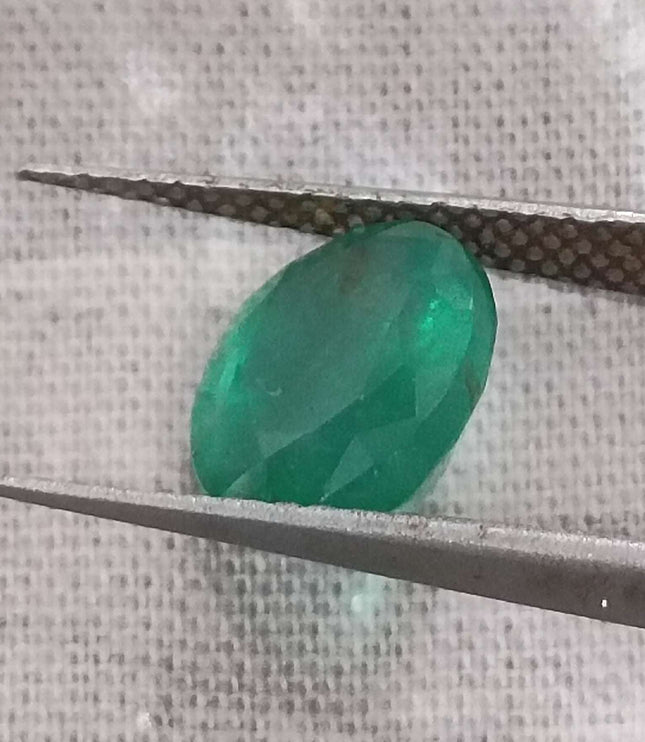 Certified 2.47ct Natural Zambian Emerald Stone.