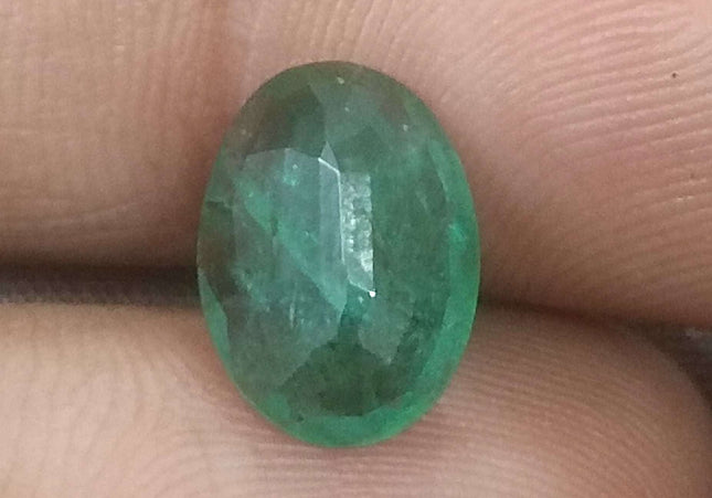 2.65ct GSI USA Certified Medium Green Zambian Emerald