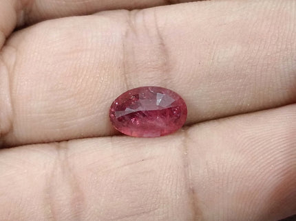 2.84ct Mozambique Ruby Untreated Natural SGL Certified Rasberry Red Stone