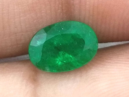 1.72ct Certified Natural Zambian Emerald.