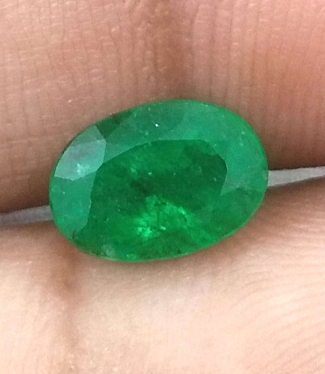1.72ct Certified Natural Zambian Emerald.