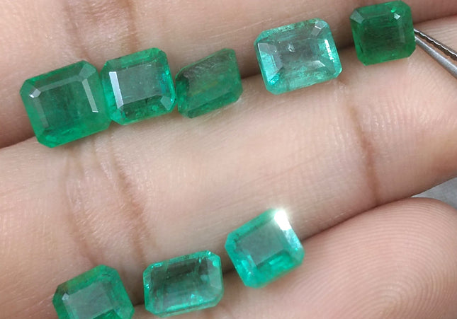 11.37ct Natural Zambian Emerald Parcel Loose Gemstone