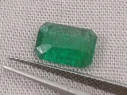 Certified 1.63ct Zambian Natural Emerald.
