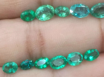 8.40ct Zambian Natural Emerald Parcel