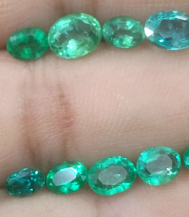 8.40ct Zambian Natural Emerald Parcel