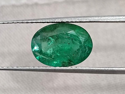 2.37ct Emerald Natural Deep Pure Green SGL Certified Oval Cut Gemstone