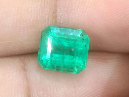 3.52ct Certified Zambian Natural Emerald Stone