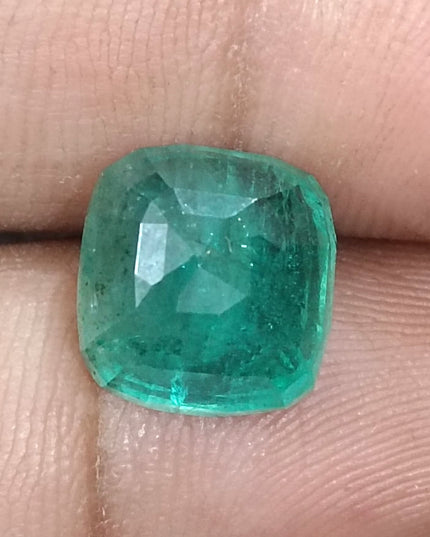 5.87ct Zambian Emerald, Natural Deep Green Gemstone