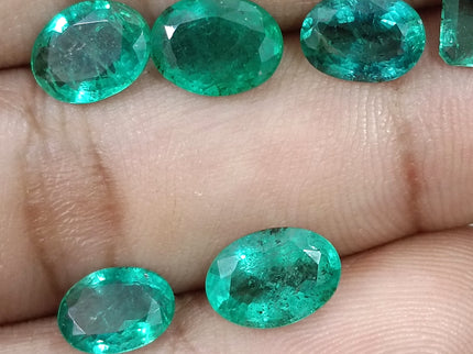 Natural Emerald Lot 8.50ct Medium Green Zambian Loose Gemstones