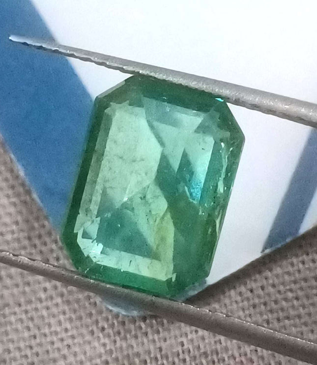 2.35ct Certified Zambian Natural Emerald Stone