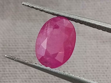 GSI Certified 1.34ct Mozambique Ruby, Natural Untreated Ruby