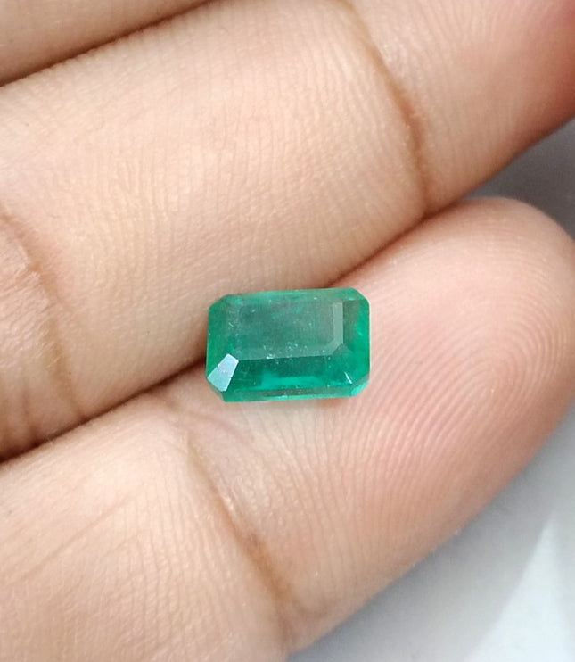 1.88ct Natural Emerald Medium Deep Octagon Loose Gemstone