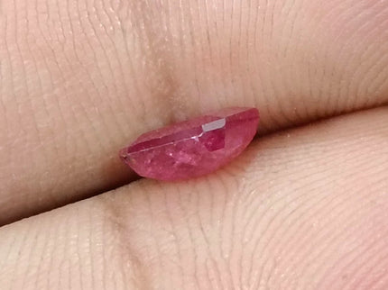 Mozambique Ruby 1.63ct Natural Certified Unheated Octagon Cut Gemstone