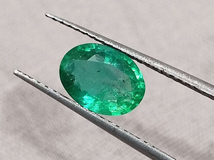 Certified 1.02ct Zambian Natural Emerald