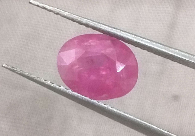 2.22ct GSI Certified Burmese Ruby Untreated Unheated Loose Gemstone