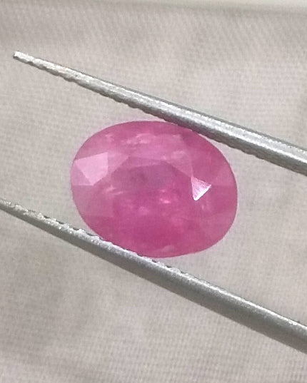2.22ct GSI Certified Burmese Ruby Untreated Unheated Loose Gemstone