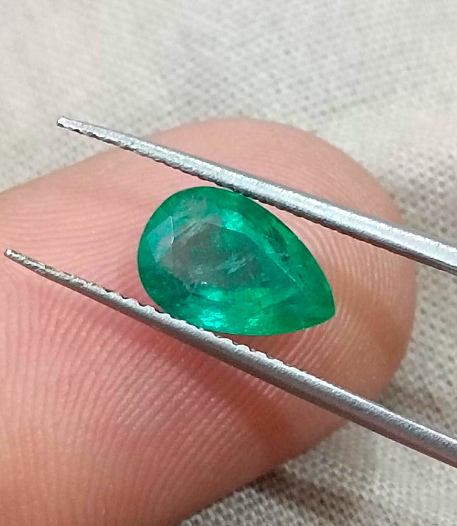 1.51ct Intense Green Emerald Natural Earth Mined Gemstone
