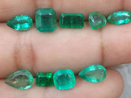 9.00ct Natural Zambian Emerald Parcel.