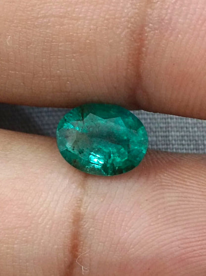 1.84ct Zambian Emerald, 100% Natural Earth Mined Gemstone