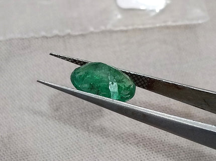 2.37ct Emerald Natural Deep Pure Green SGL Certified Oval Cut Gemstone