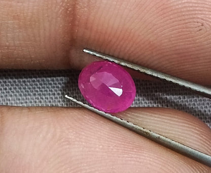 1.30ct Mozambique Ruby, 100% Natural Untreated Gemstone