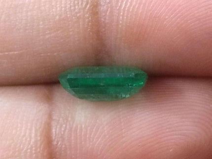 Zambian Emerald 2.76ct Certified Natural Medium Green Octagon Cut Loose Gemstone