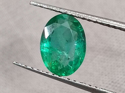 Certified 1.02ct Zambian Natural Emerald