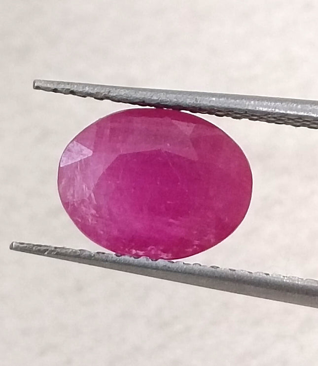 Mozambique Ruby 2.07ct Certified Natural Untreated Gemstone