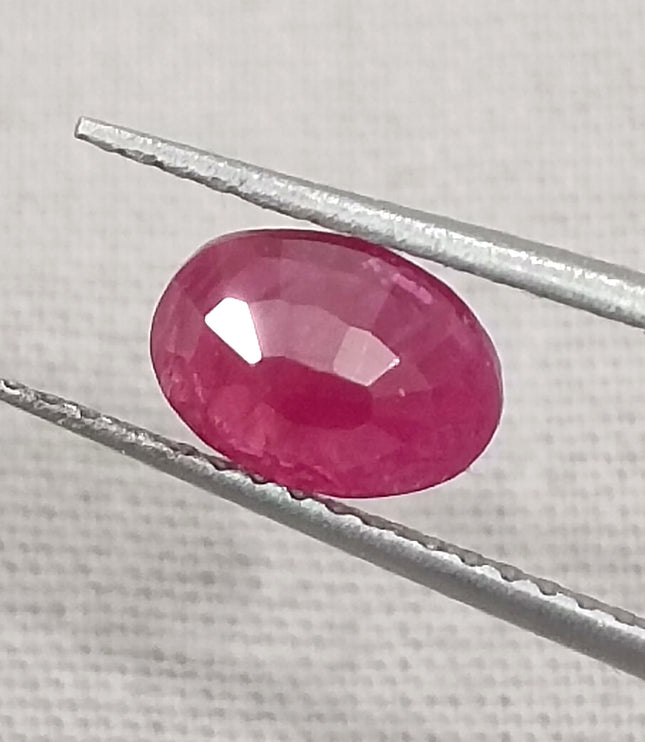 Mozambique Ruby 1.02ct Blood Red Natural untreated Gemstone