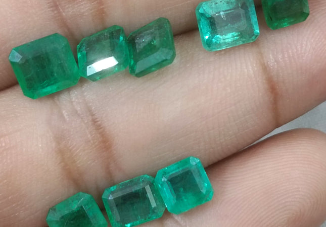 11.37ct Natural Zambian Emerald Parcel Loose Gemstone