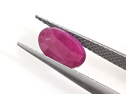 GSI Certified 0.96ct Mozambique Ruby, Natural Untreated Gemstone