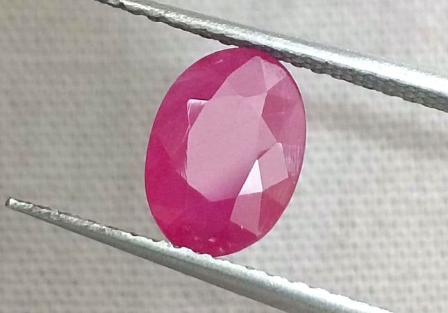 GSI Certified 1.32ct Mozambique Ruby, Natural Untreated