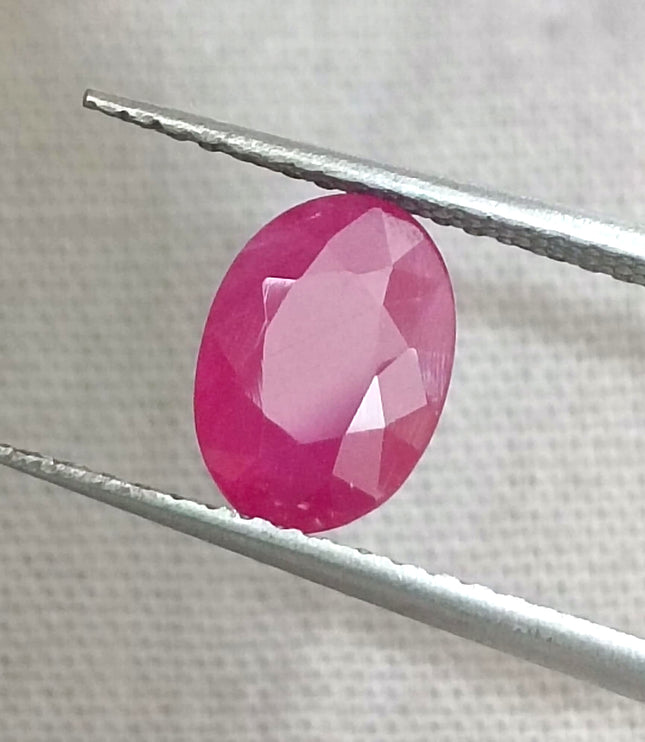 GSI Certified 1.32ct Mozambique Ruby, Natural Untreated