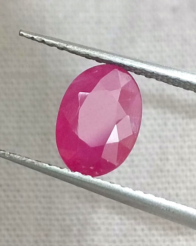 GSI Certified 1.32ct Mozambique Ruby, Natural Untreated