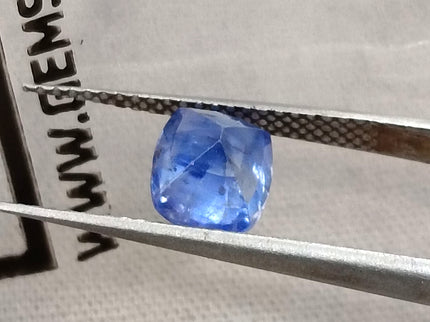 Natural Blue Sapphire 1.63ct Certified Medium Deep Color Sri Lanka Cushion Cut Loose Gemstone