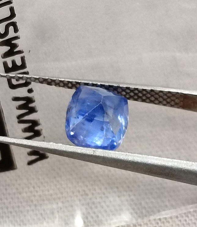 Natural Blue Sapphire 1.63ct Certified Medium Deep Color Sri Lanka Cushion Cut Loose Gemstone